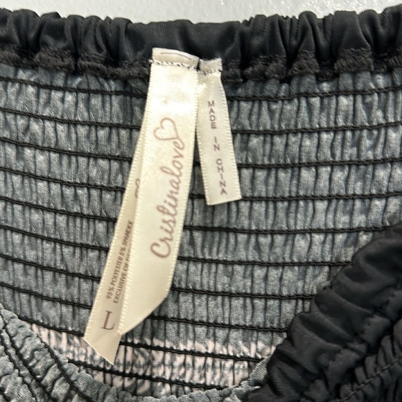 CHRISTINALOVE STRAPLESS SUMMER DRESS SIZE L - Picture 4 of 4